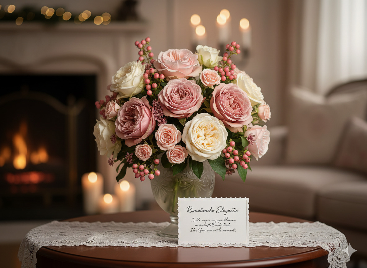 Romantisch bloemenarrangement